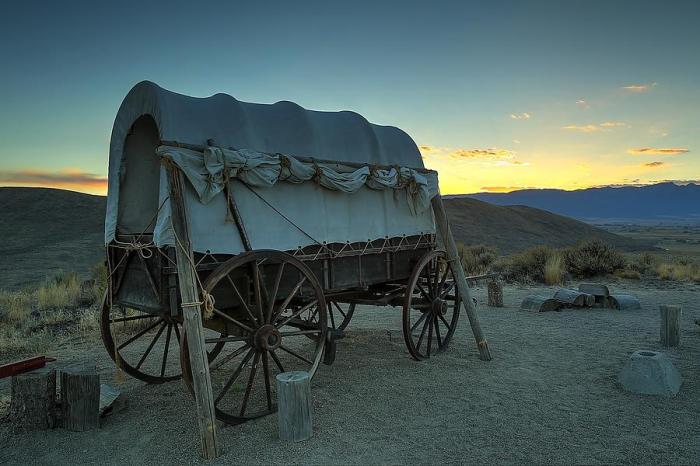 Wagon train at dusk pdf